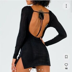 Lioness Black Long Sleeve Dress